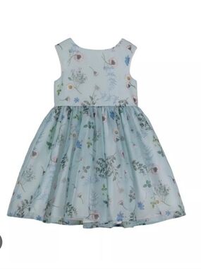 NWT Pippa & Julie Pastel Blue Floral Special Ocassion Dress
